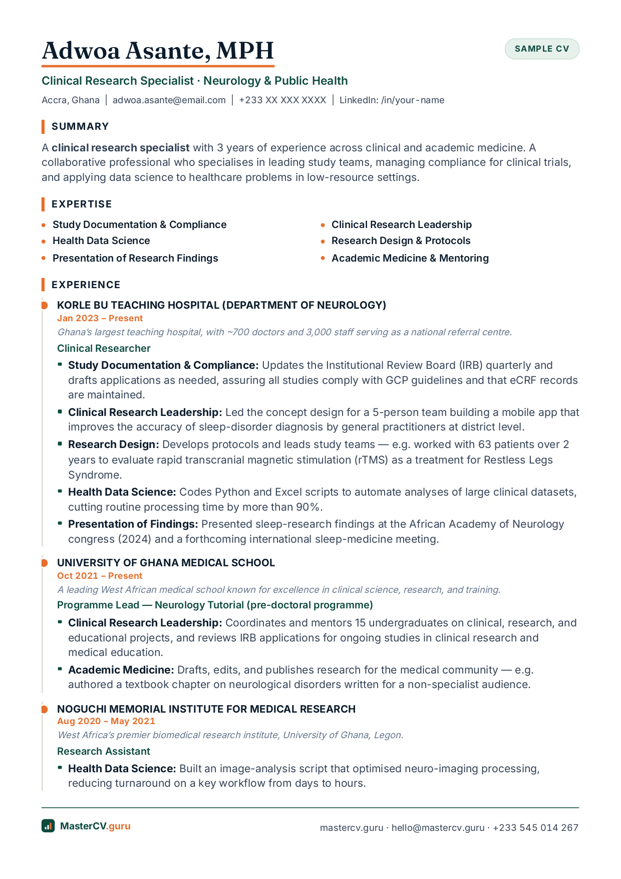 Early-Career Clinical Researcher preview